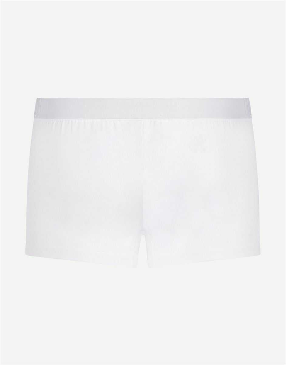 Two-way-stretch jersey regular-fit boxers with emblem-DOLCE&GABBANA-Verso
