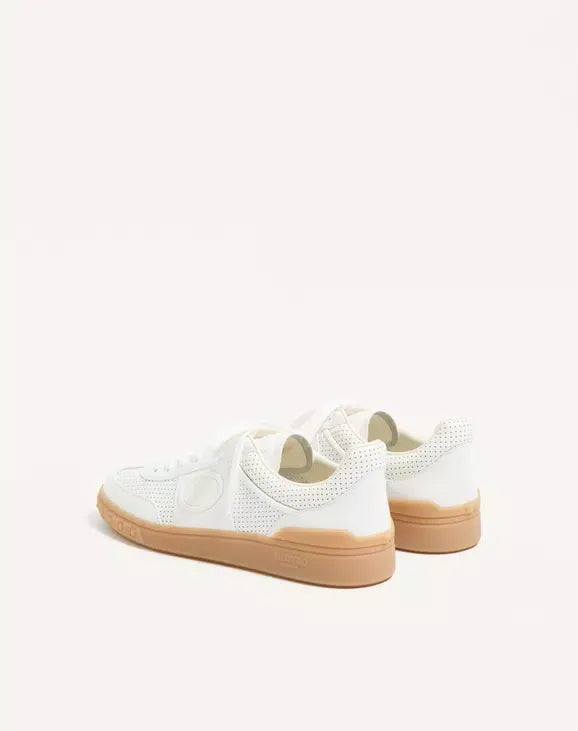 Upvillage low-top perforated nappa leather sneaker-VALENTINO-Verso
