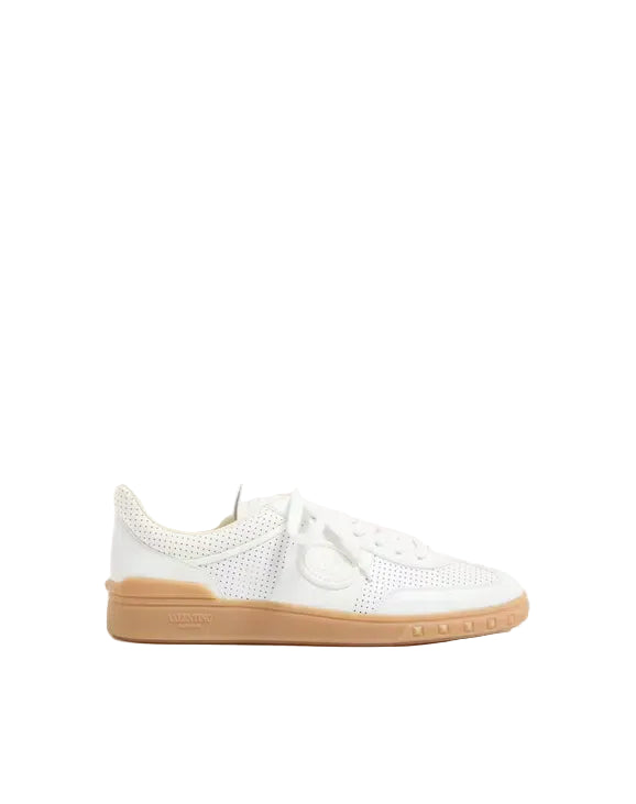 Upvillage low-top perforated nappa leather sneaker-VALENTINO-Verso