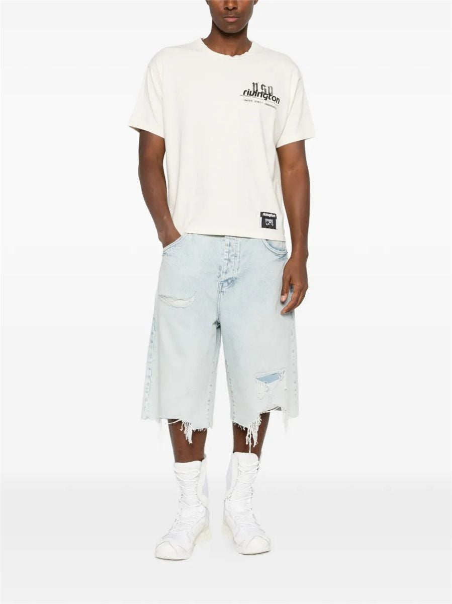 Uso graphic-print t-shirt-RIVINGTON ROI REBIS-Verso