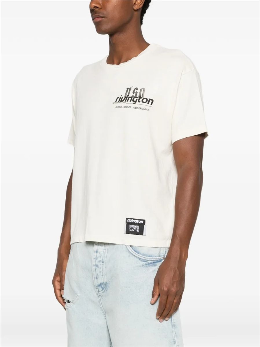 Uso graphic-print t-shirt-RIVINGTON ROI REBIS-Verso