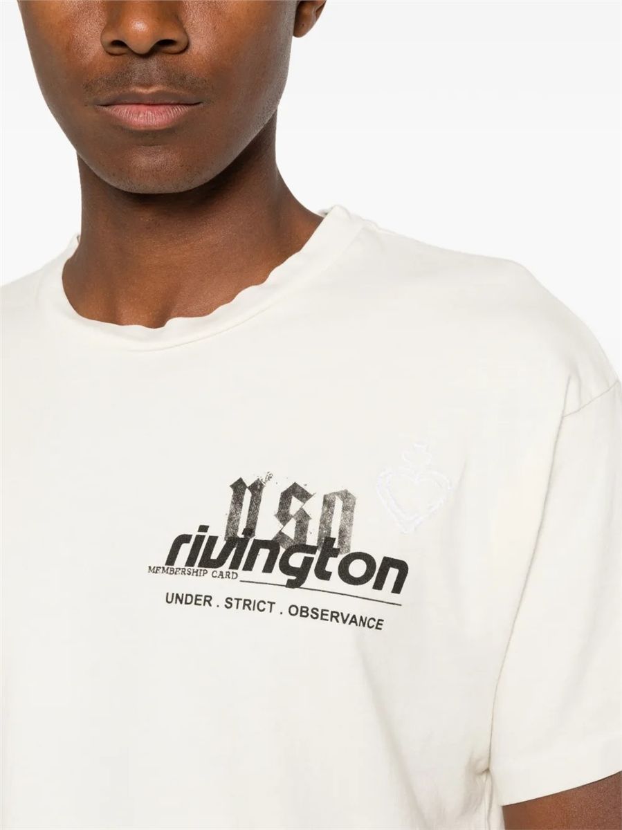 Uso graphic-print t-shirt-RIVINGTON ROI REBIS-Verso