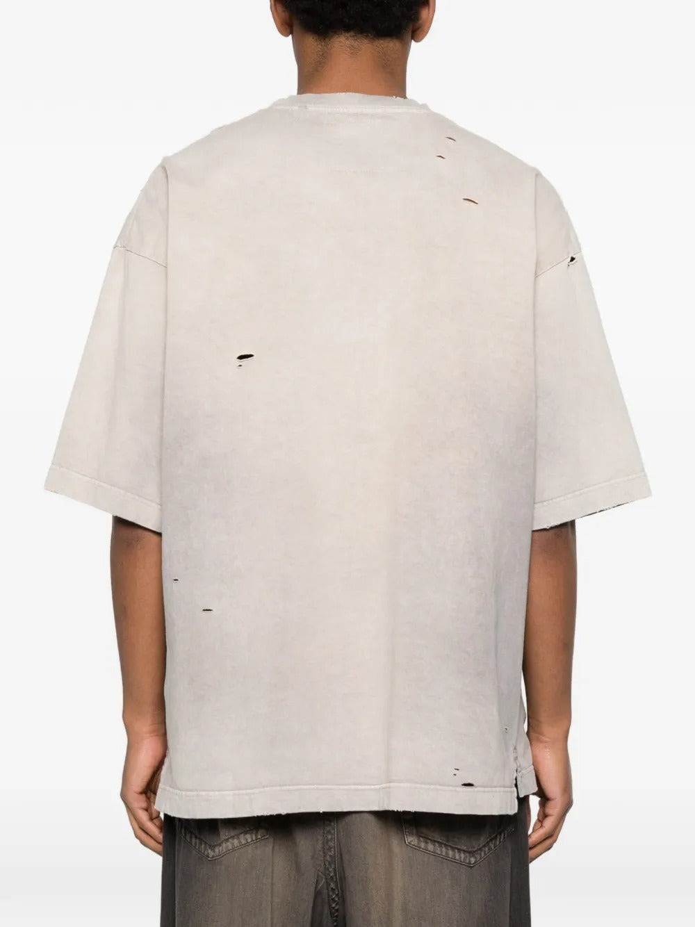 V-neck short-sleeve t-shirt-MAISON MIHARA YASUHIRO-Verso