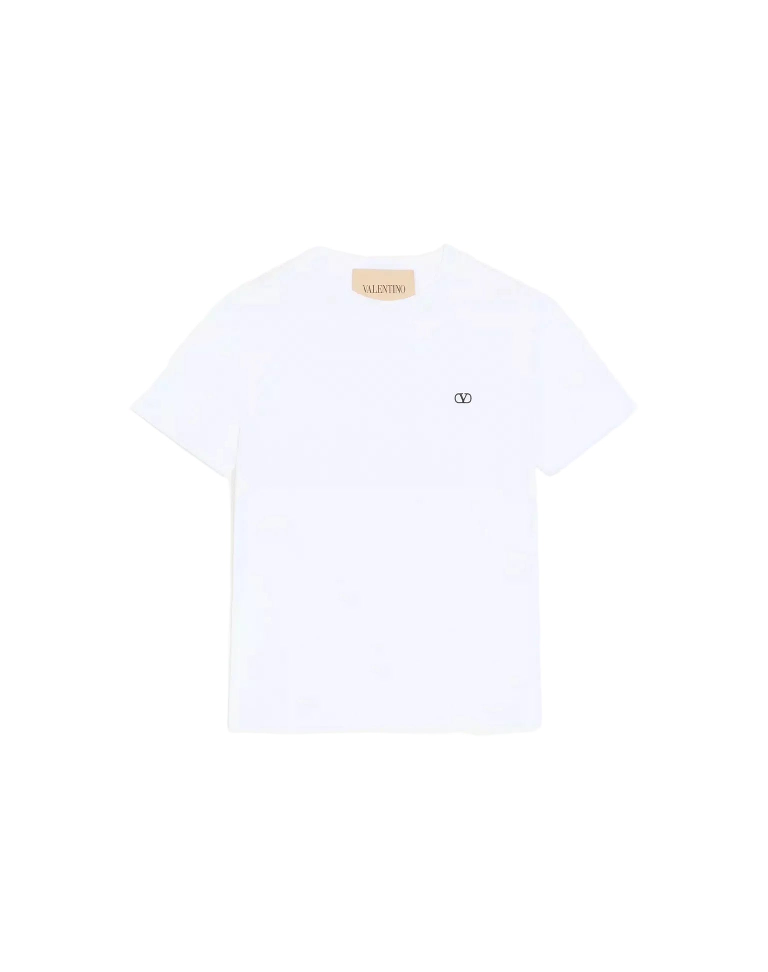 Valentino cotton t-shirt with vlogo embroidery-VALENTINO-311009-S-Verso