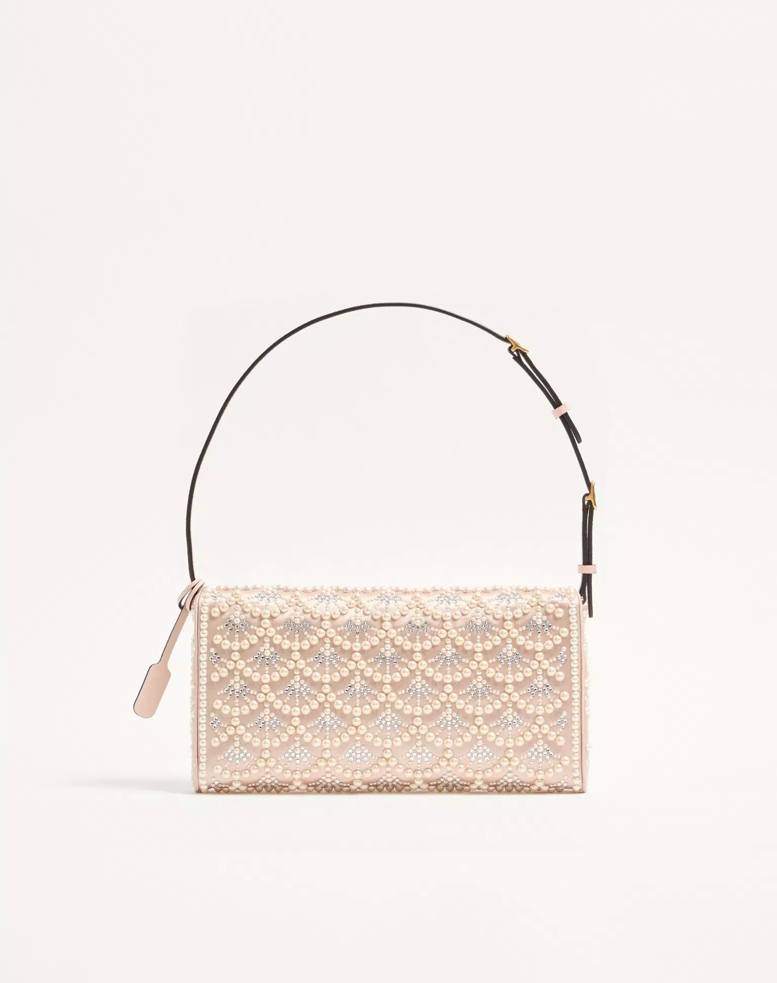 Valentino garavani devain small shoulder bag with pearls and rhinestones-VALENTINO-Verso