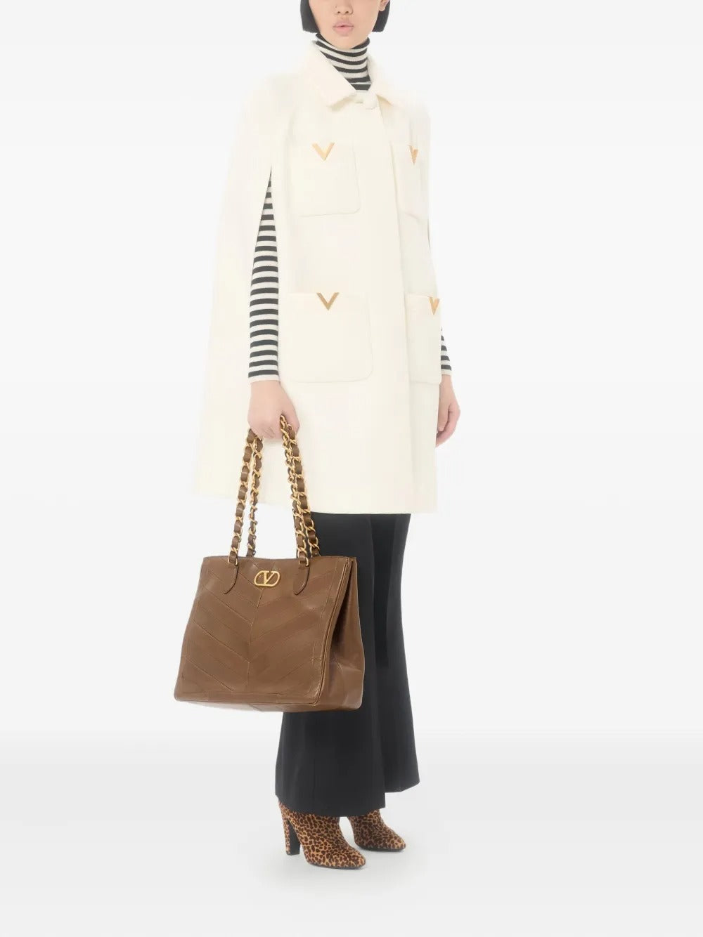 Valentino Garavani Laseine Tote Bag-VALENTINO-Verso