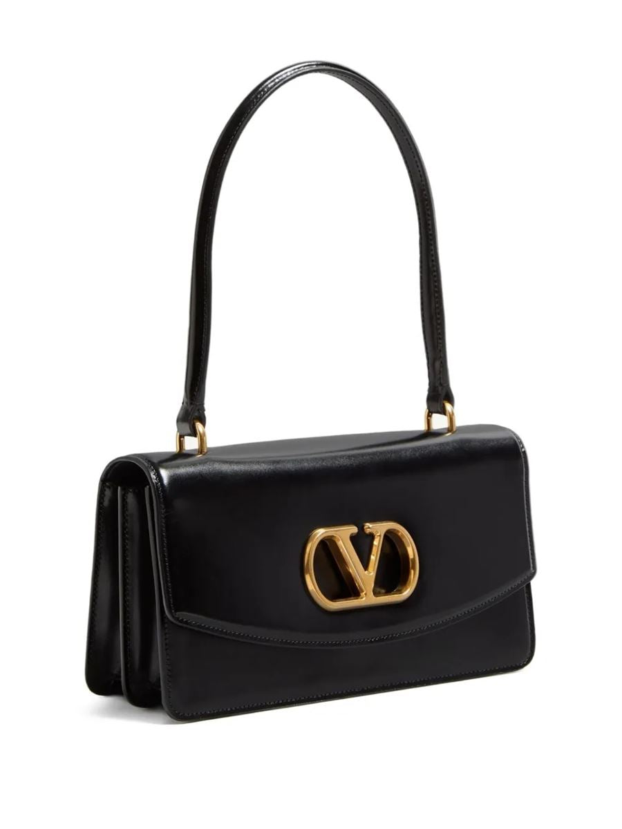 Valentino garavani vain bag with handle in shiny calfskin-VALENTINO-Verso