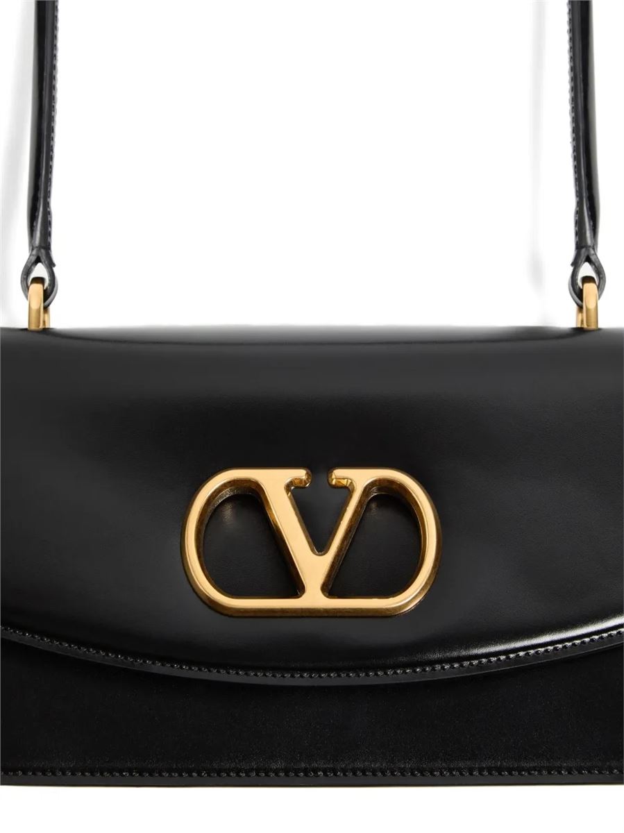 Valentino garavani vain bag with handle in shiny calfskin-VALENTINO-Verso