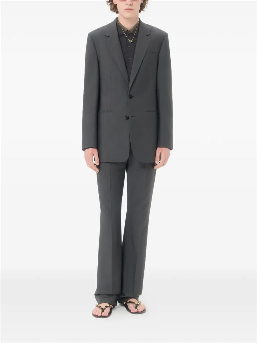 Valentino Single-Breasted Wool Jacket
