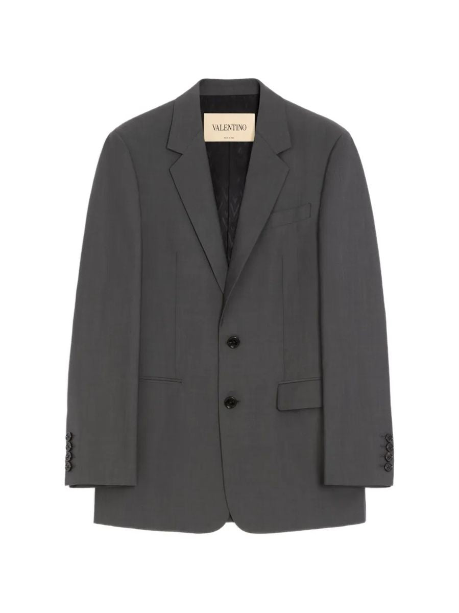 Valentino single-breasted wool jacket-VALENTINO-309325-48-Verso