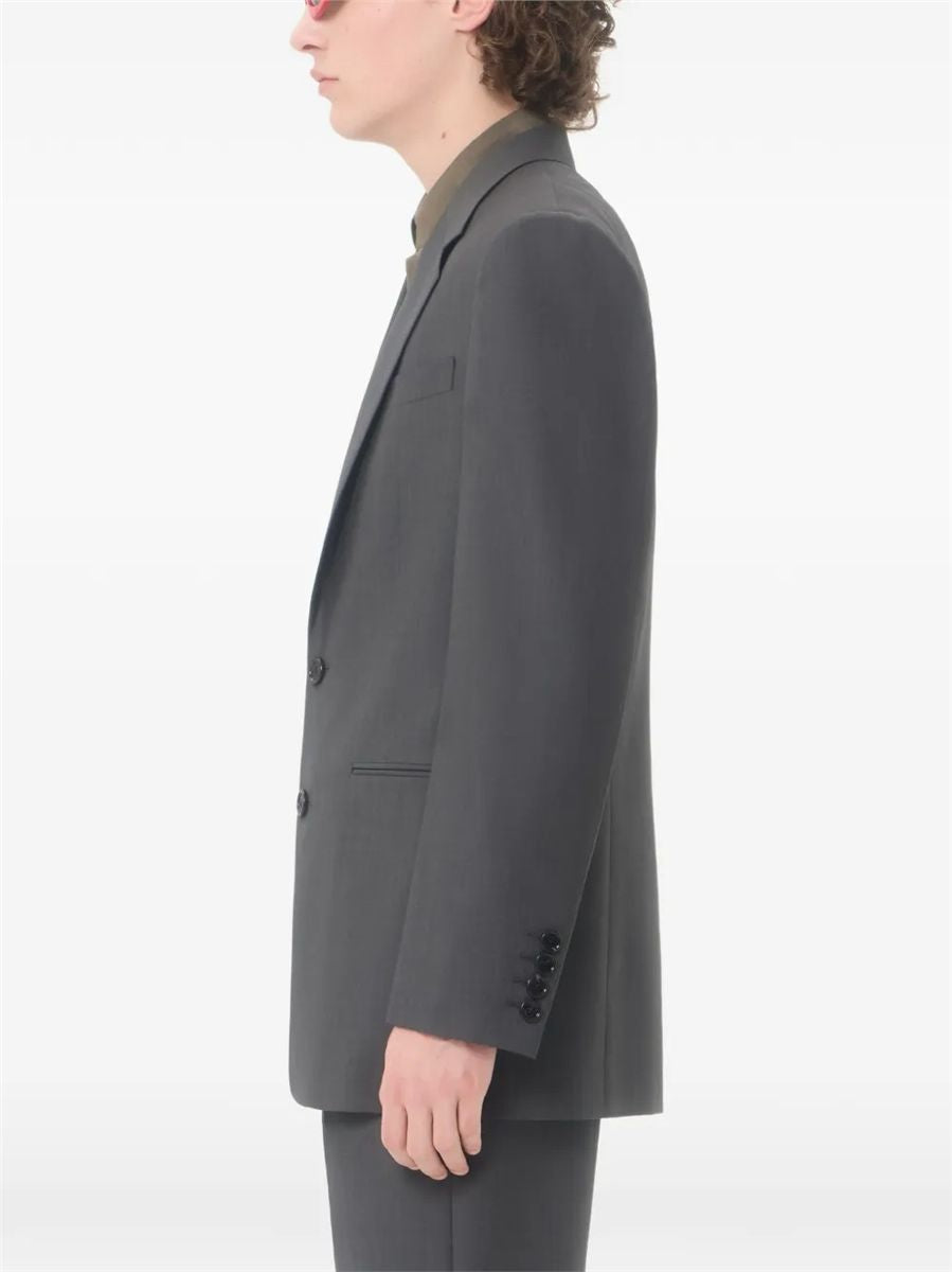 Valentino single-breasted wool jacket-VALENTINO-Verso