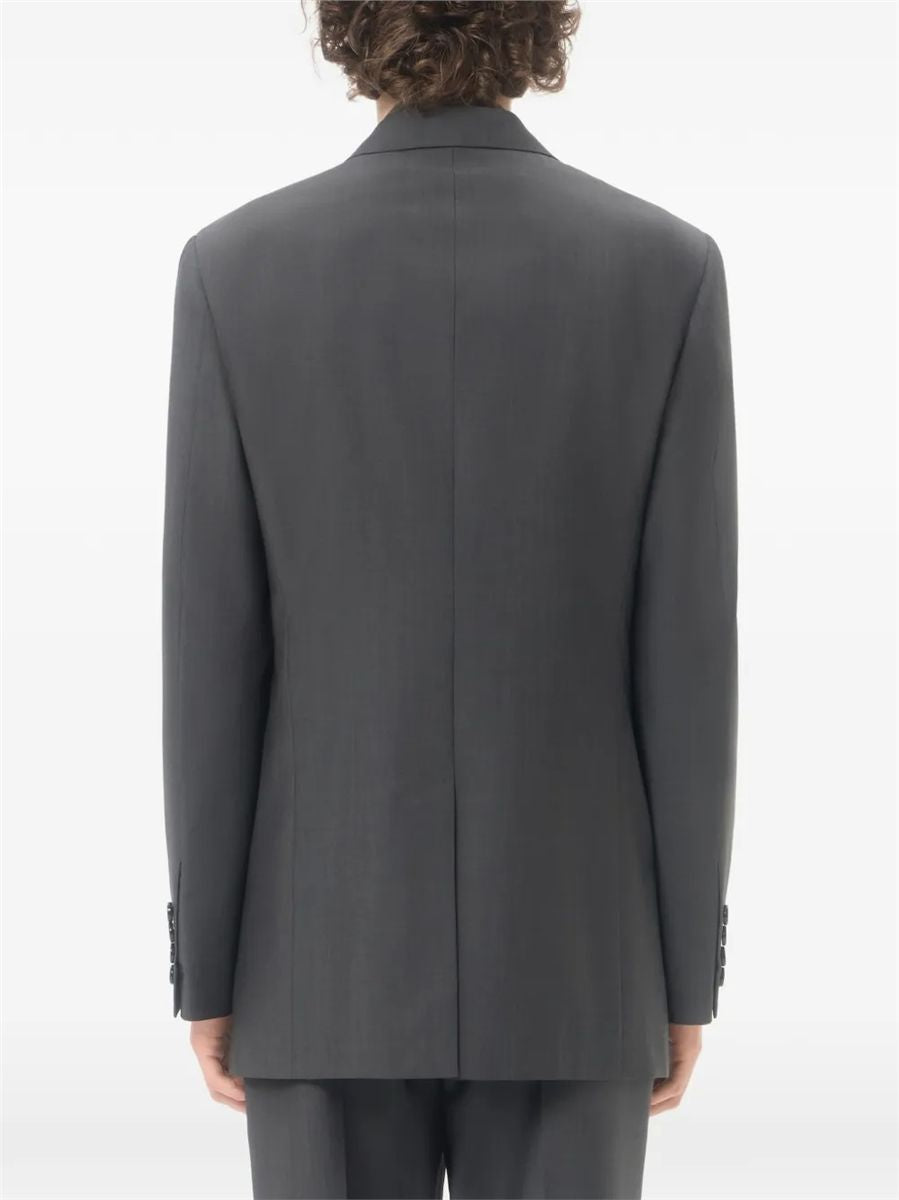 Nao　VALENTINO 18AW ウールジャケット 44 グレー Valentino Single-Breasted Wool Jacket
