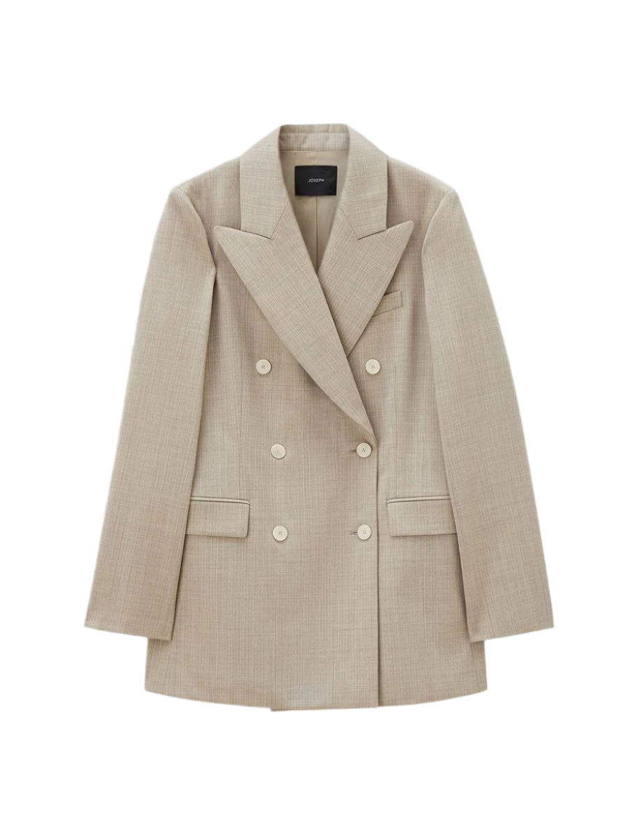 VALERY MELANGE WOOL JACKET-JOSEPH-Verso