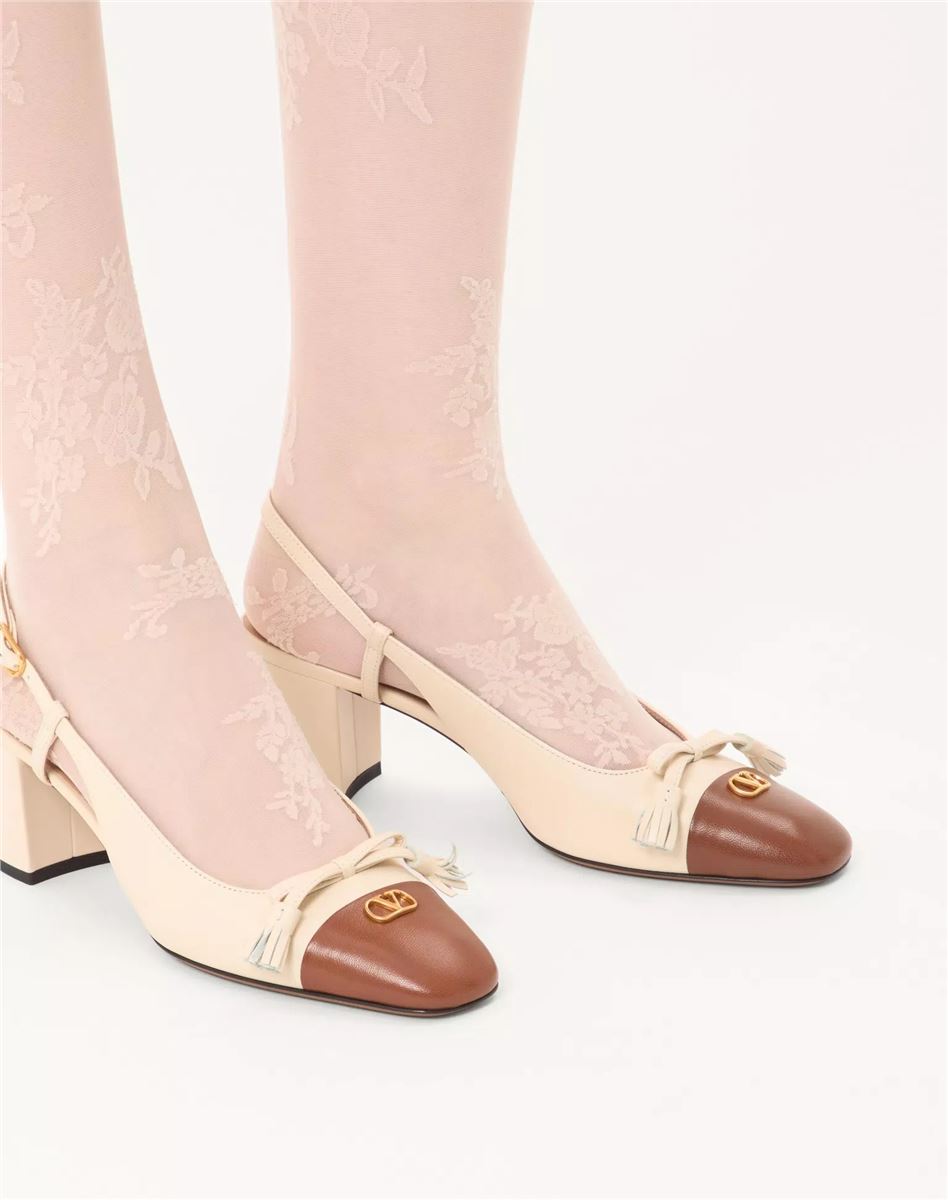 Valet du roi kid slingback pump 60mm-VALENTINO-Verso