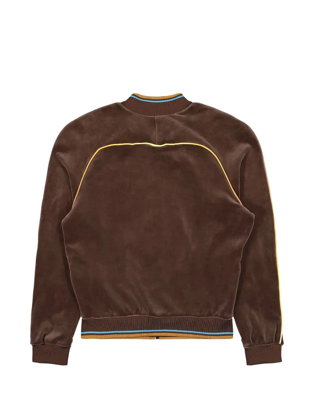 Velour logo-patch velour jacket-CASABLANCA-Verso