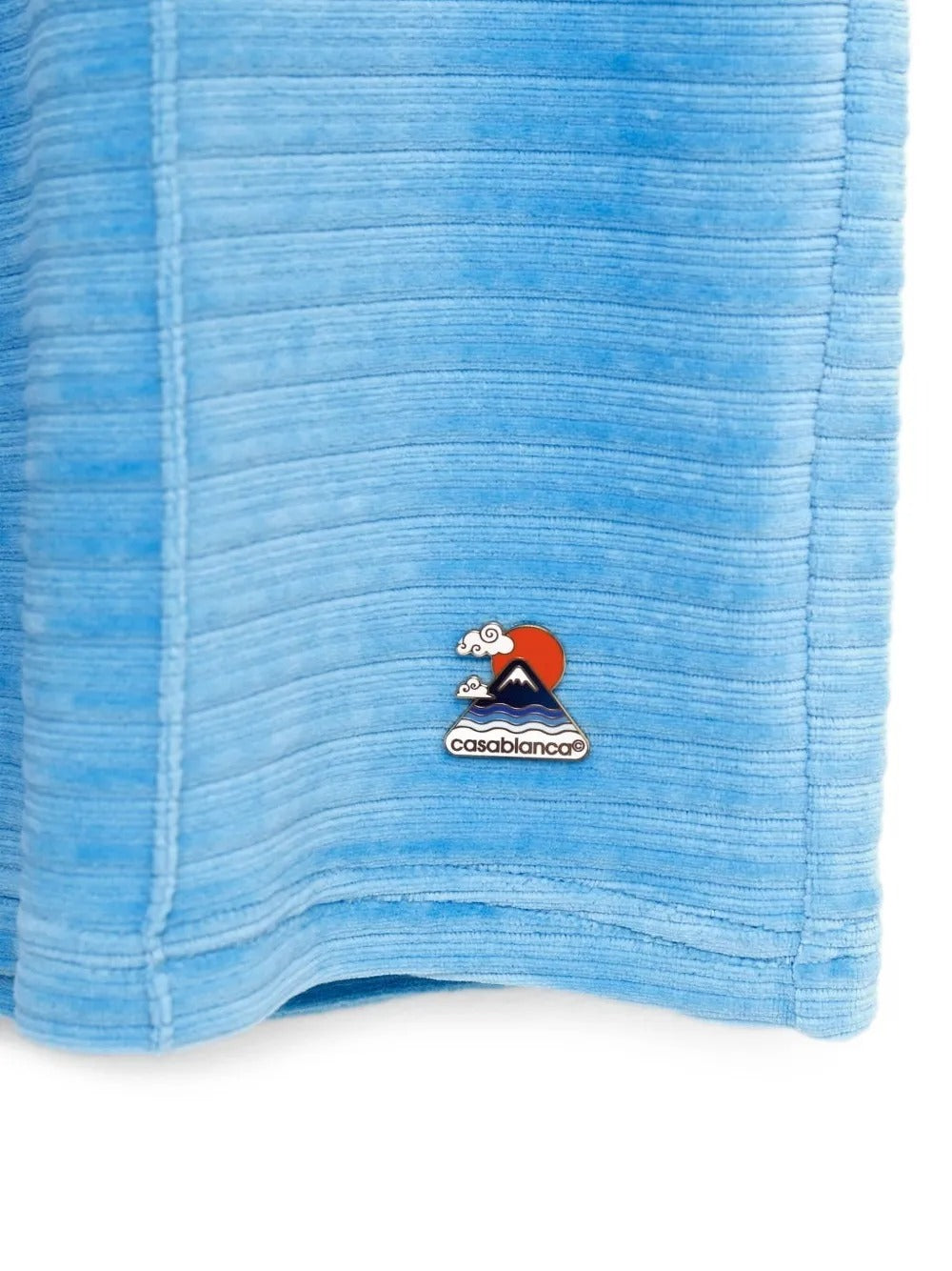 Velour stripe shorts-CASABLANCA-Verso