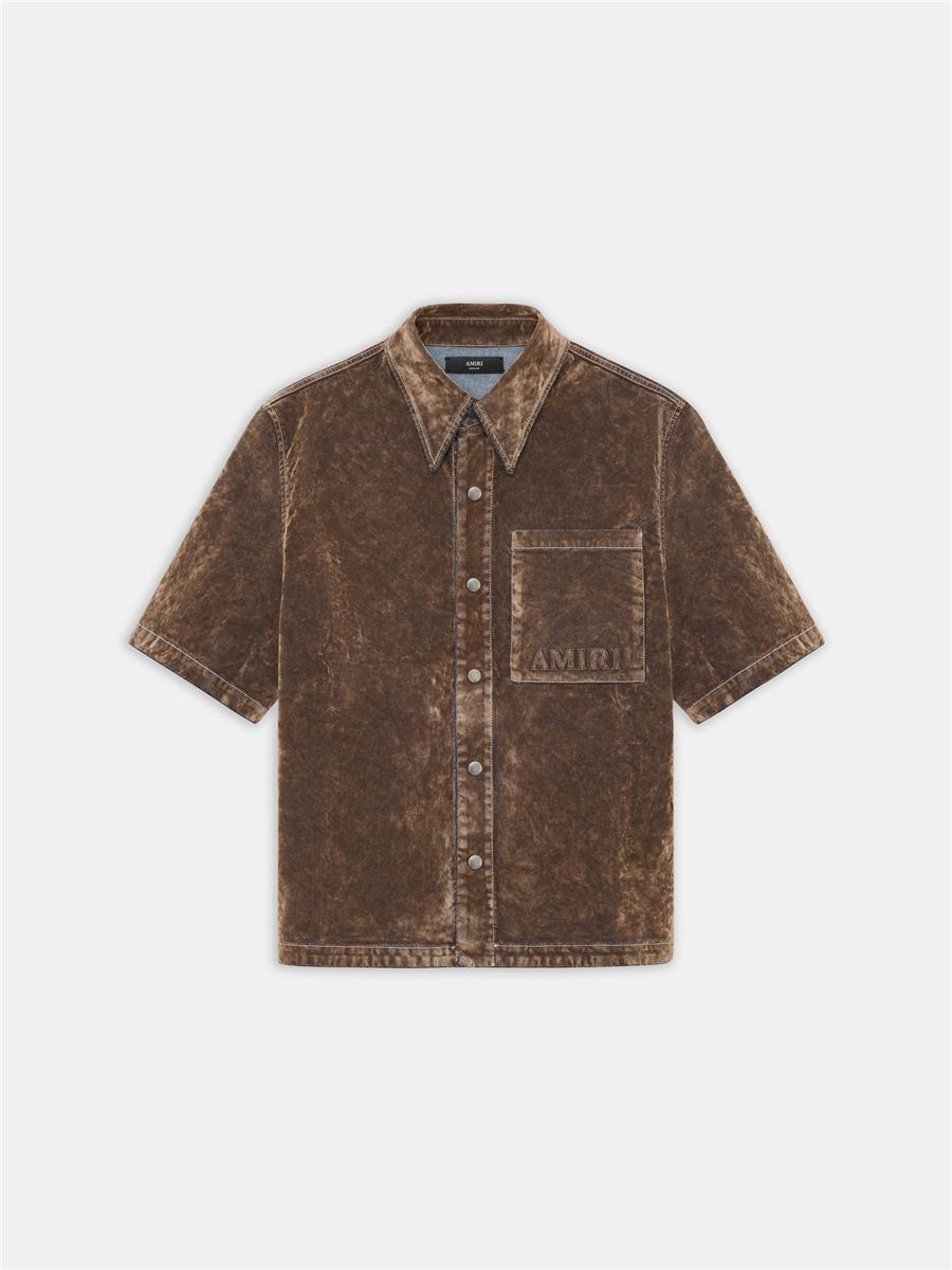 velvet camp shirt-AMIRI-Verso