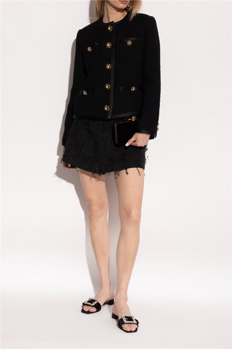 VELVET HEELED MULES - DOLCE & GABBANA - Verso