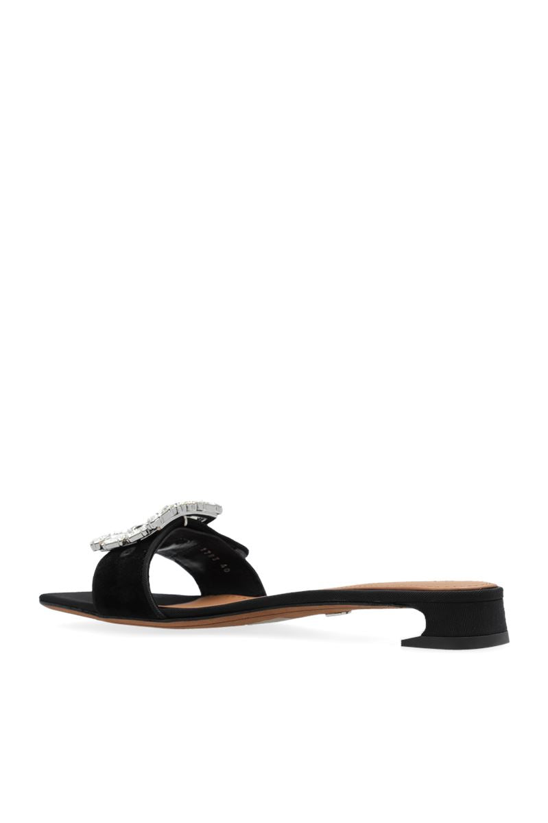 VELVET HEELED MULES - DOLCE & GABBANA - Verso