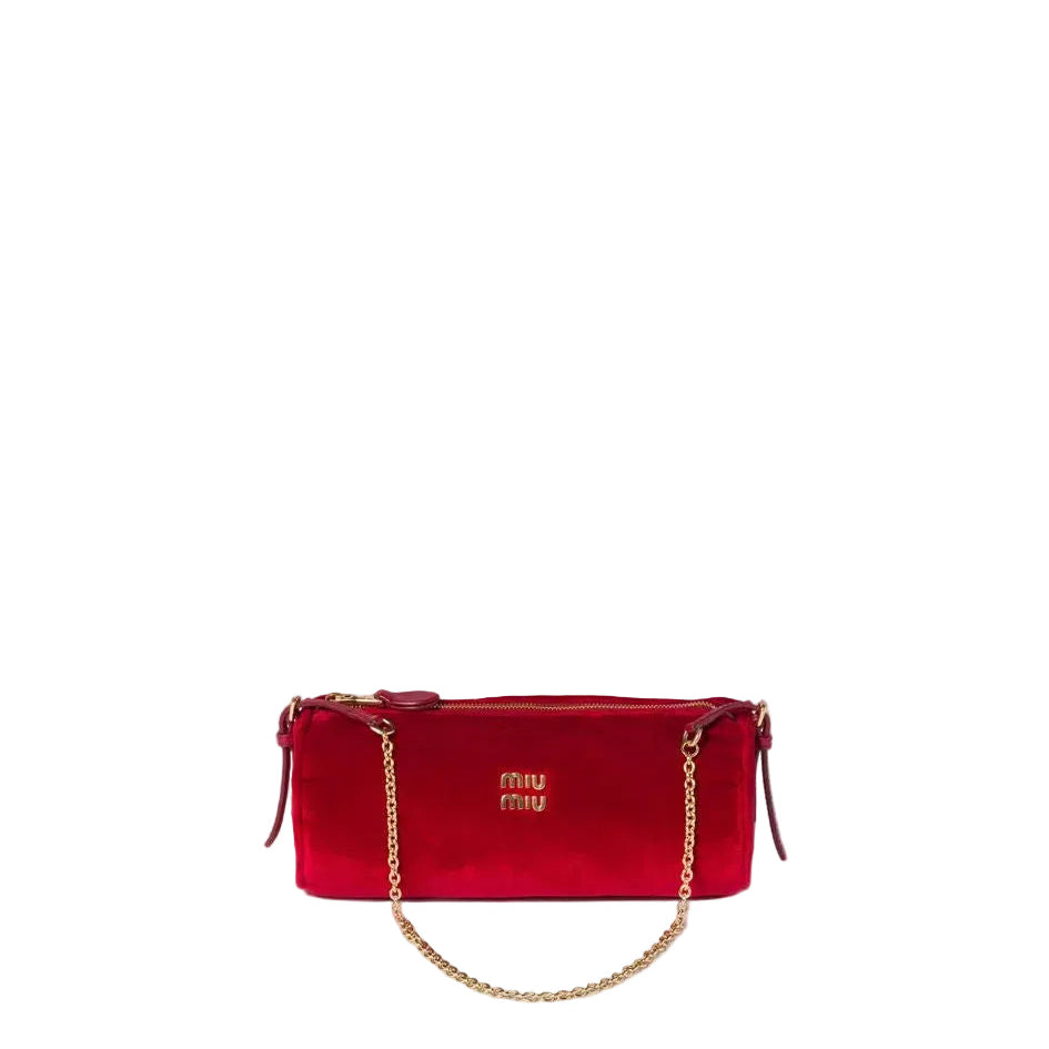 Velvet pouch-MIU MIU-Verso