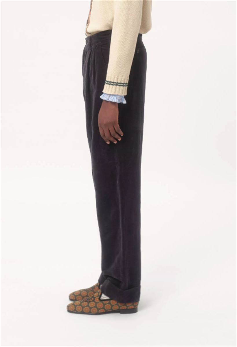 velvet trousers-VALENTINO-Verso
