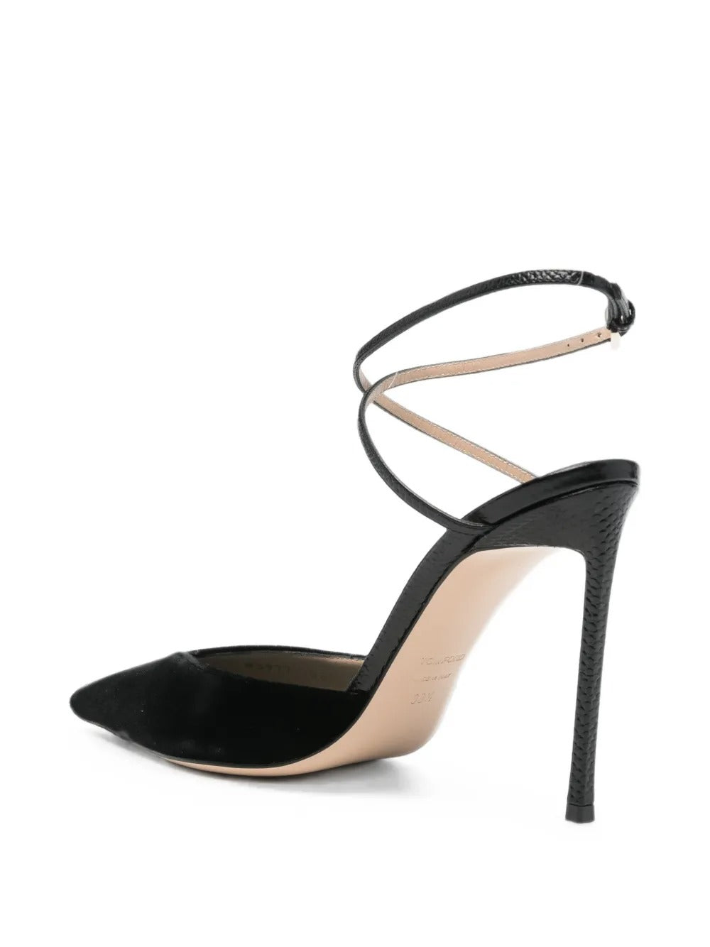 Velvet Wrap-Around Pumps-TOM FORD-Verso
