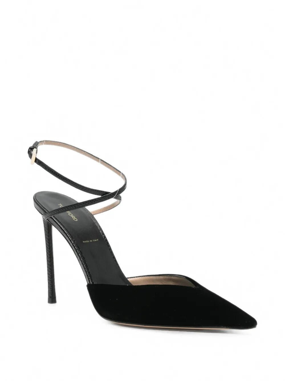 Velvet Wrap-Around Pumps-TOM FORD-Verso