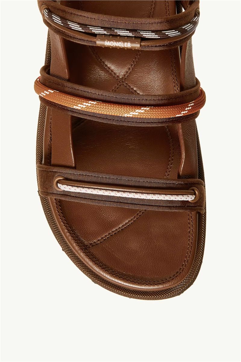 Vera isla leather sandals-MONCLER-Verso