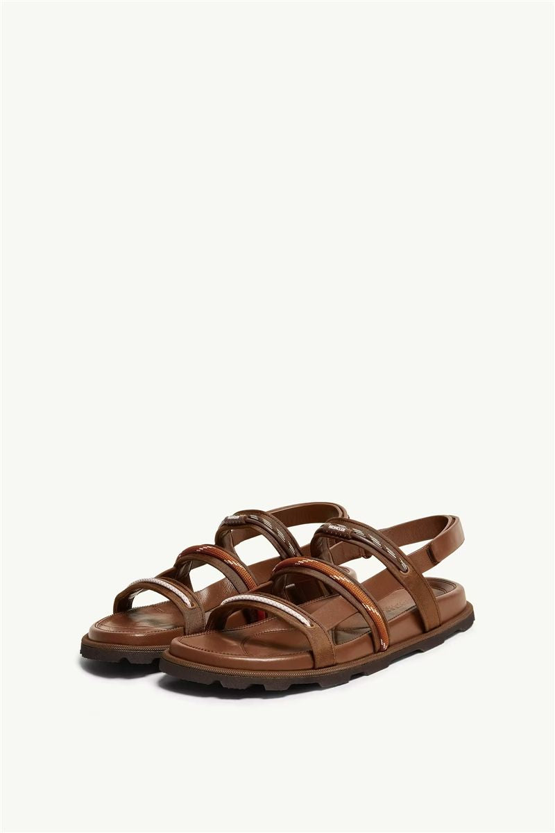 Vera isla leather sandals-MONCLER-Verso
