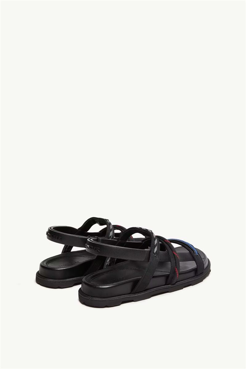 Vera isla leather sandals-MONCLER-Verso