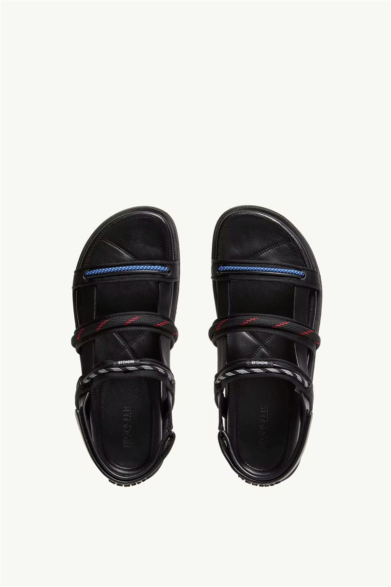 Vera isla leather sandals-MONCLER-Verso