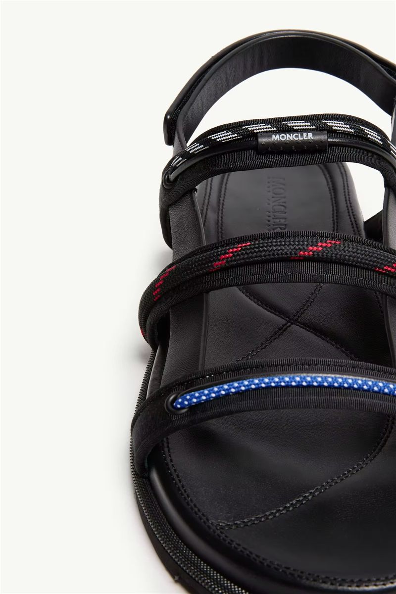 Vera isla leather sandals-MONCLER-Verso