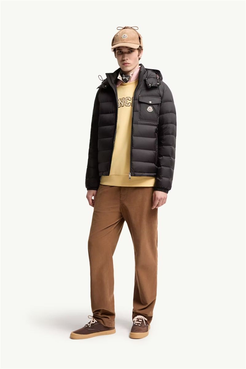 Verith hooded short down jacket-MONCLER-Verso