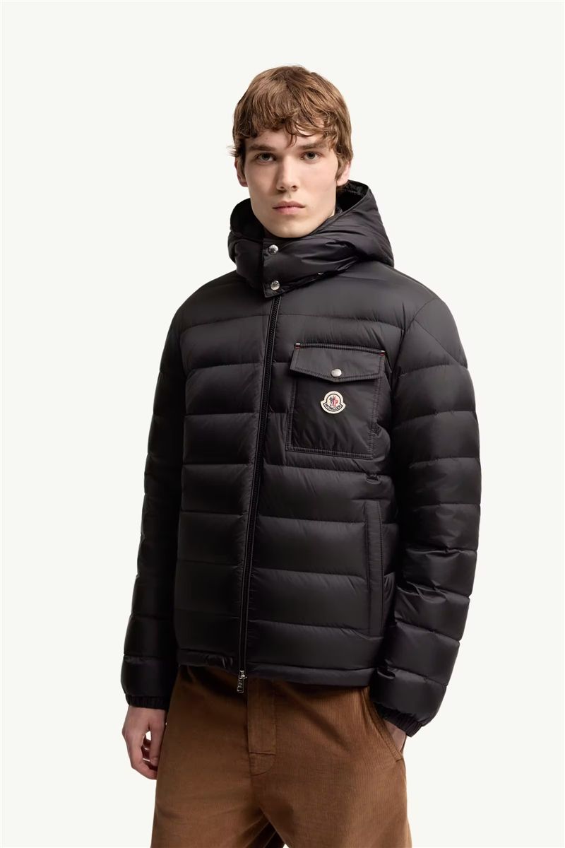 Verith hooded short down jacket-MONCLER-Verso
