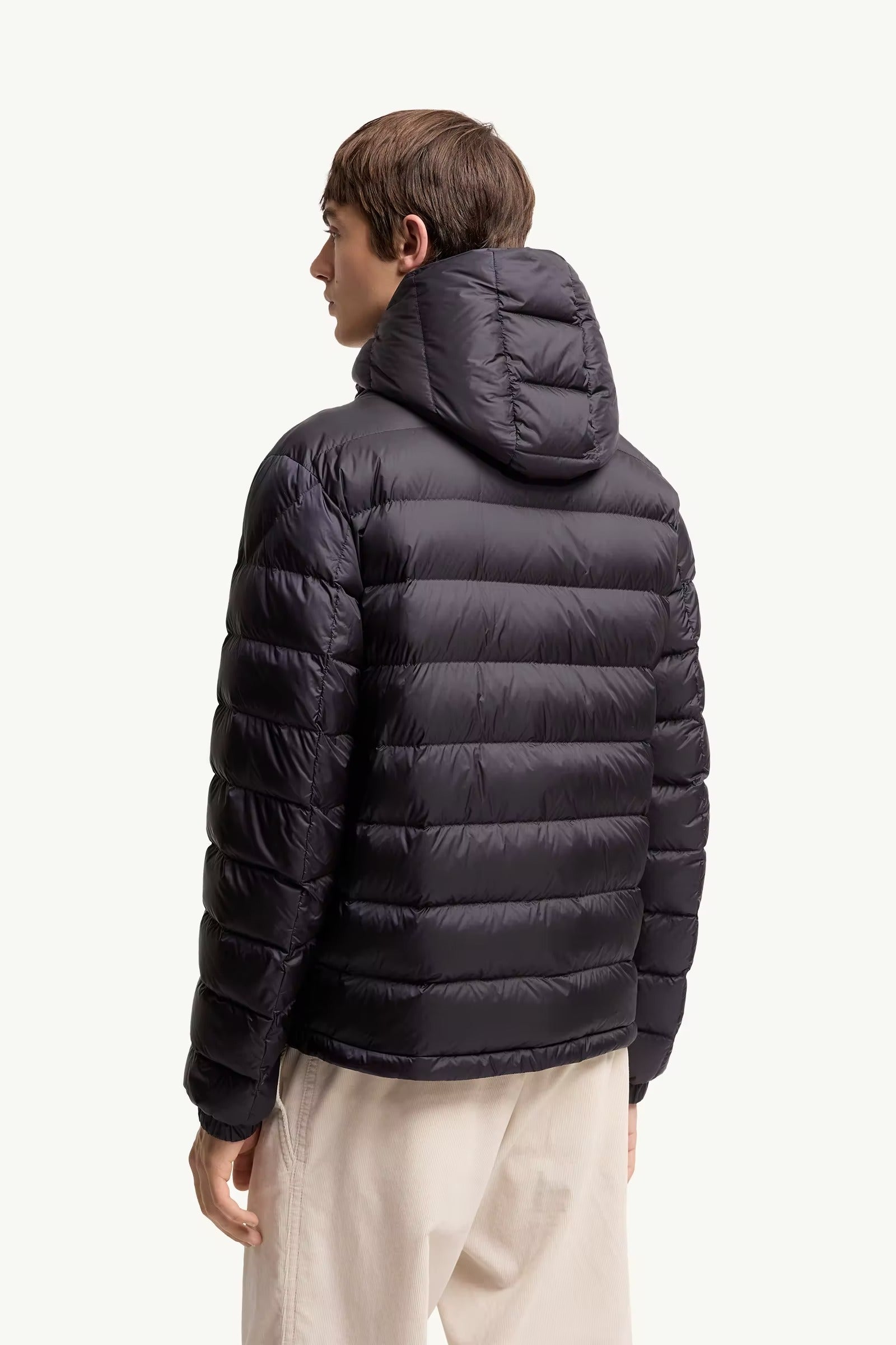 Verith hooded short down jacket-MONCLER-Verso