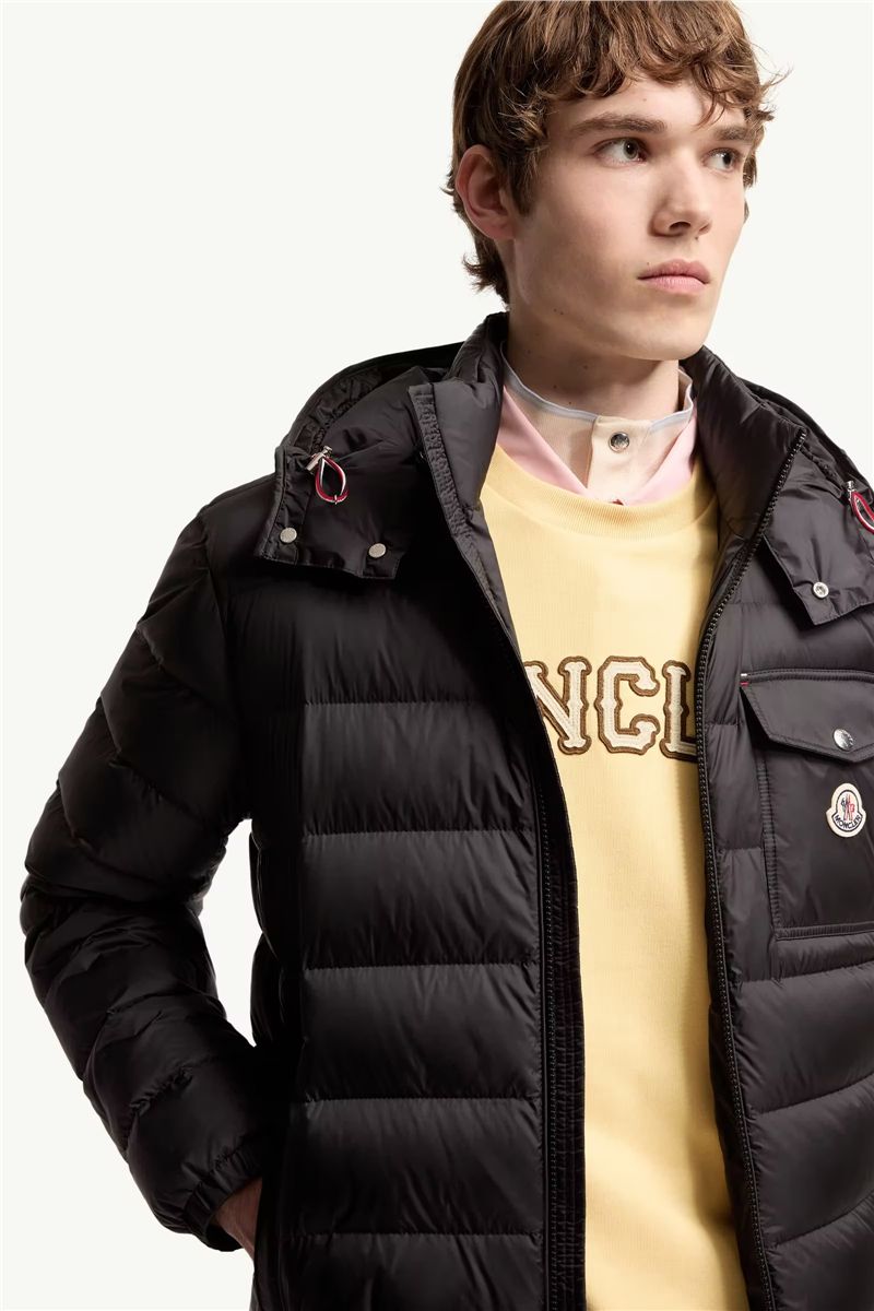 Verith hooded short down jacket-MONCLER-Verso
