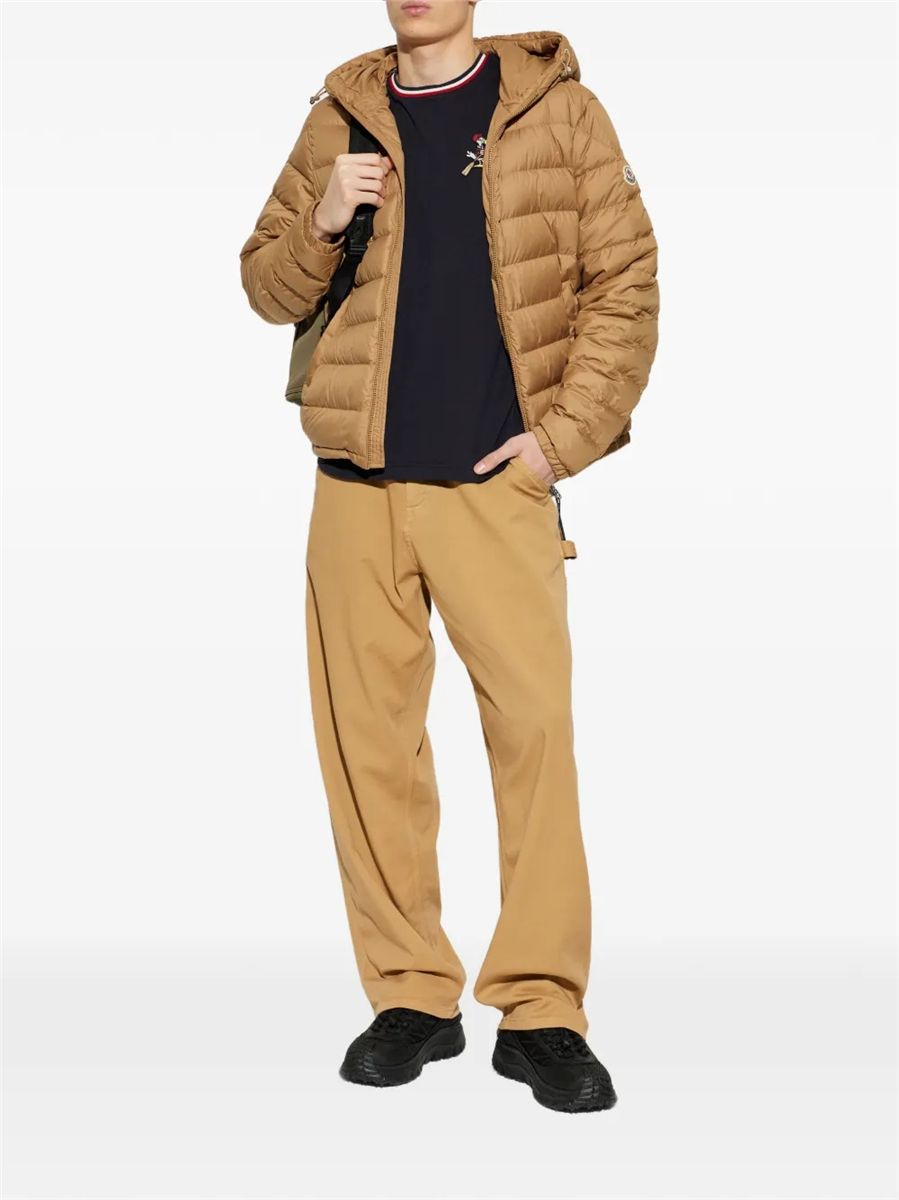 Vermeille hooded short down jacket-MONCLER-Verso