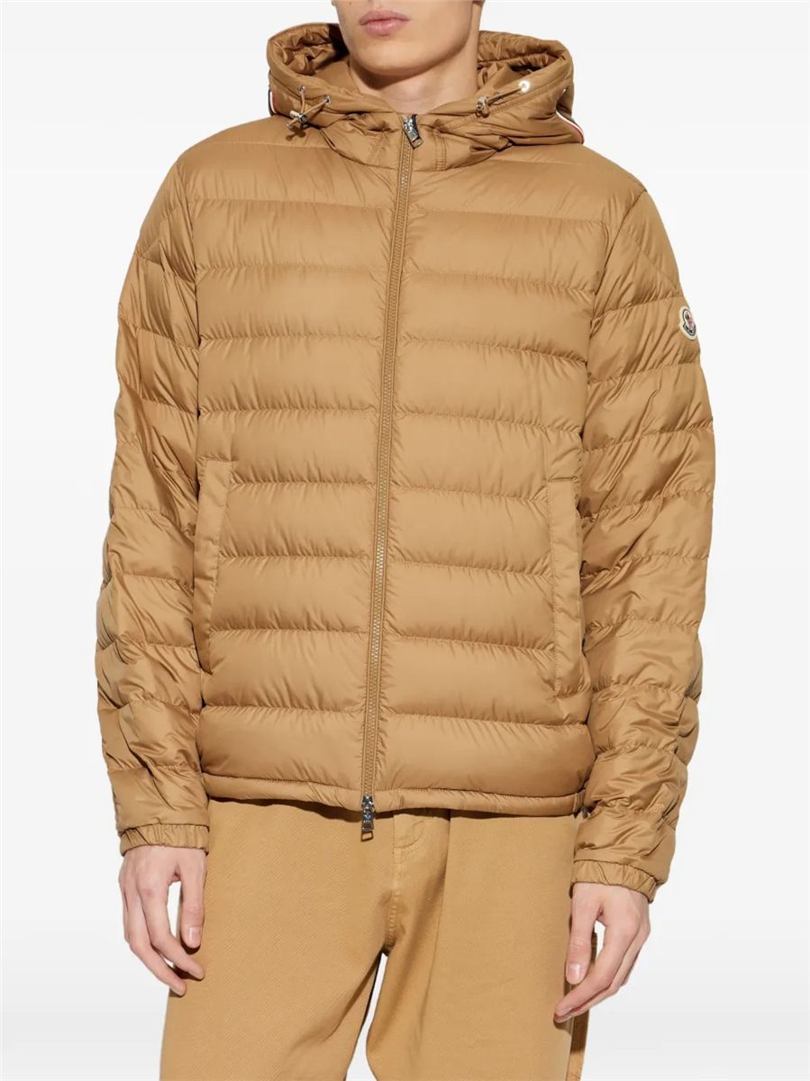 Vermeille hooded short down jacket-MONCLER-Verso
