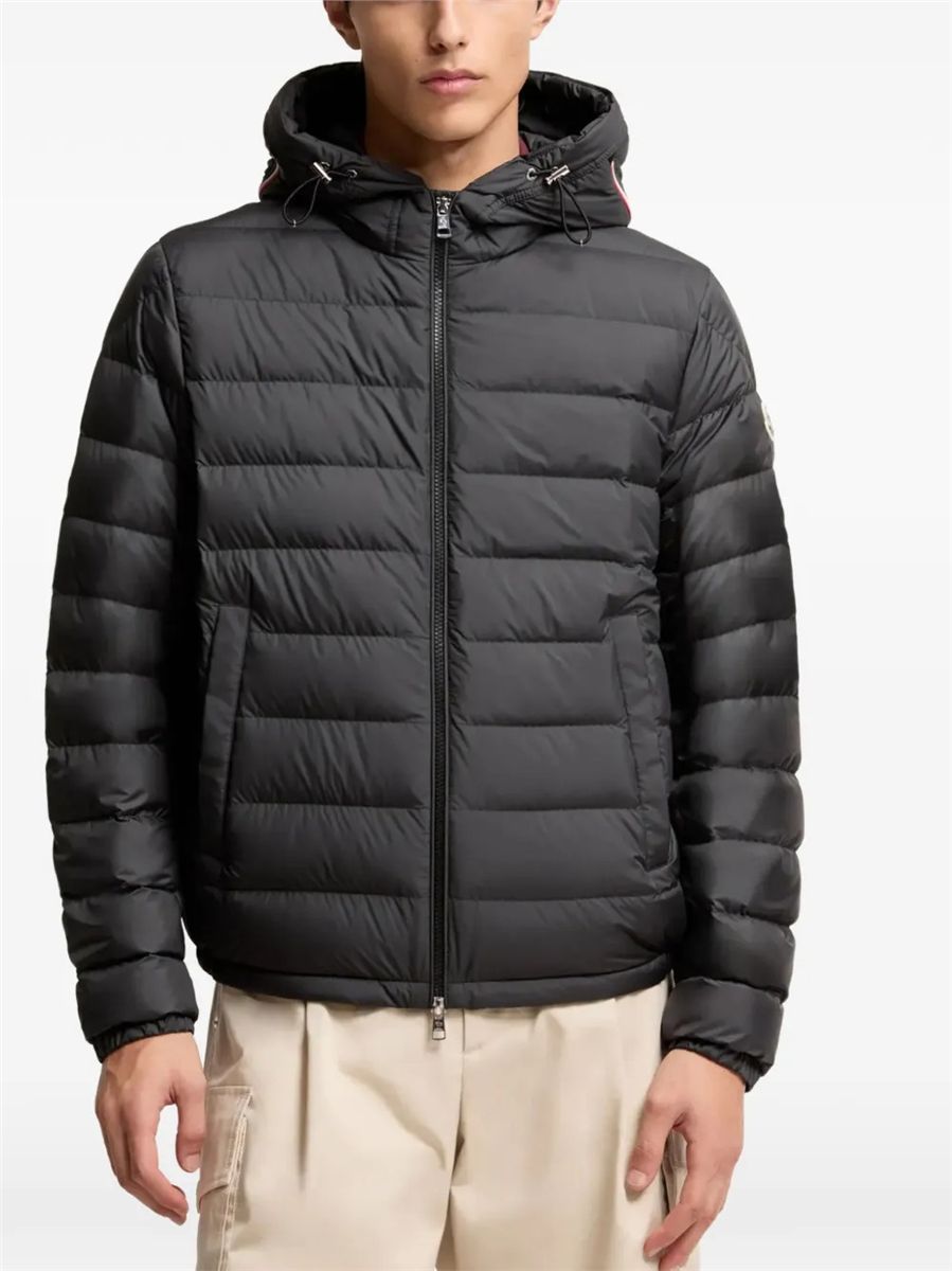 Vermeille hooded short down jacket-MONCLER-Verso