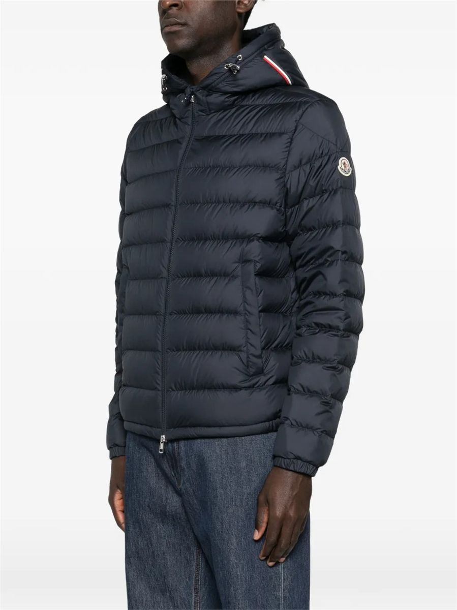 Vermeille hooded short down jacket-MONCLER-Verso