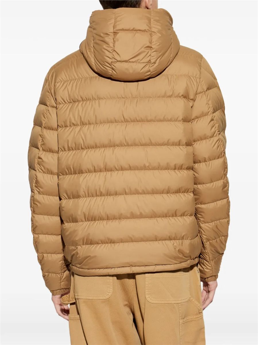 Vermeille hooded short down jacket-MONCLER-Verso