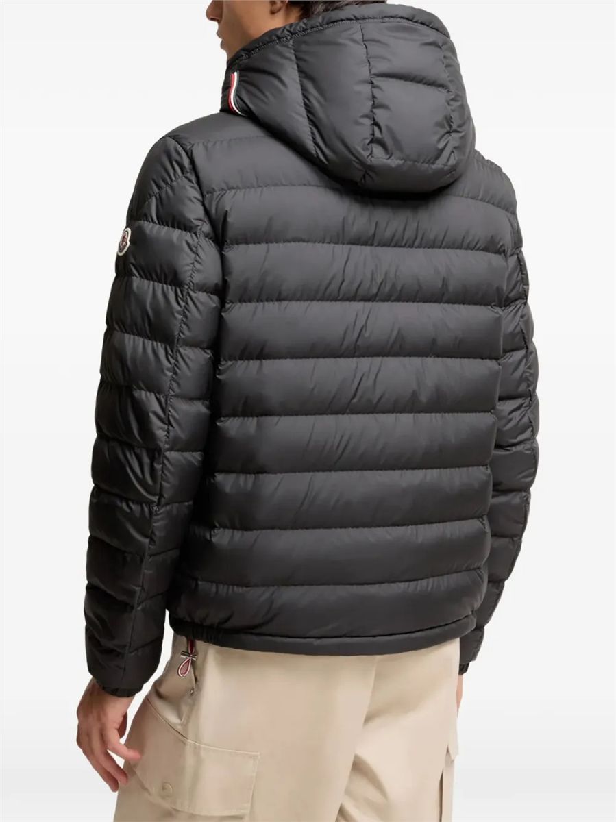 Vermeille hooded short down jacket-MONCLER-Verso
