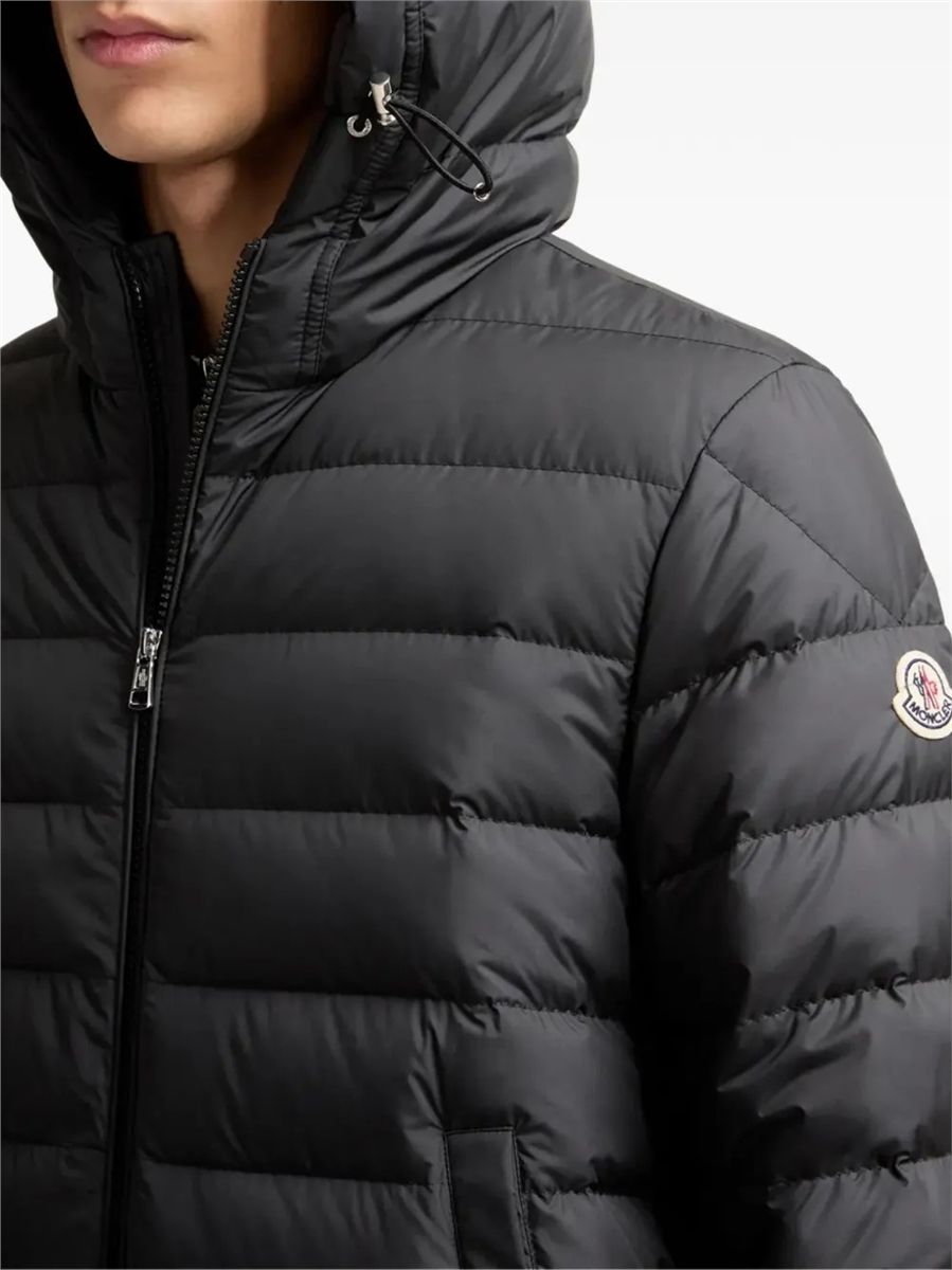 Vermeille hooded short down jacket-MONCLER-Verso