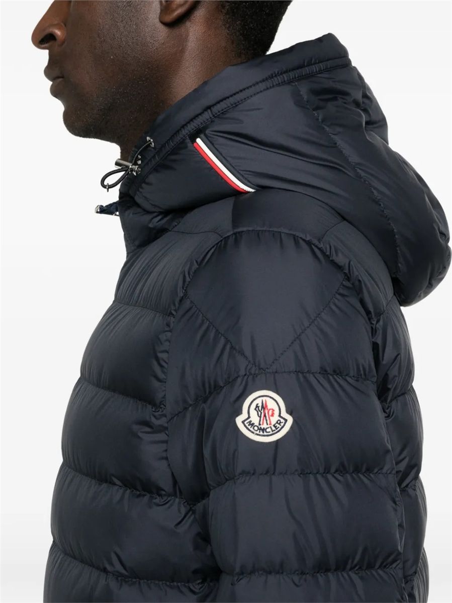 Vermeille hooded short down jacket-MONCLER-Verso