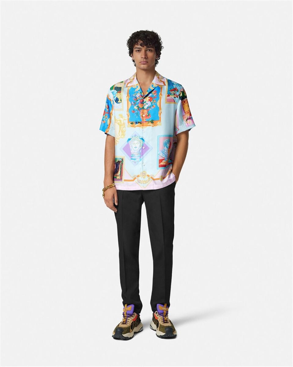 VERSACE GALLERY SILK SHIRT -  VERSACE -  Verso