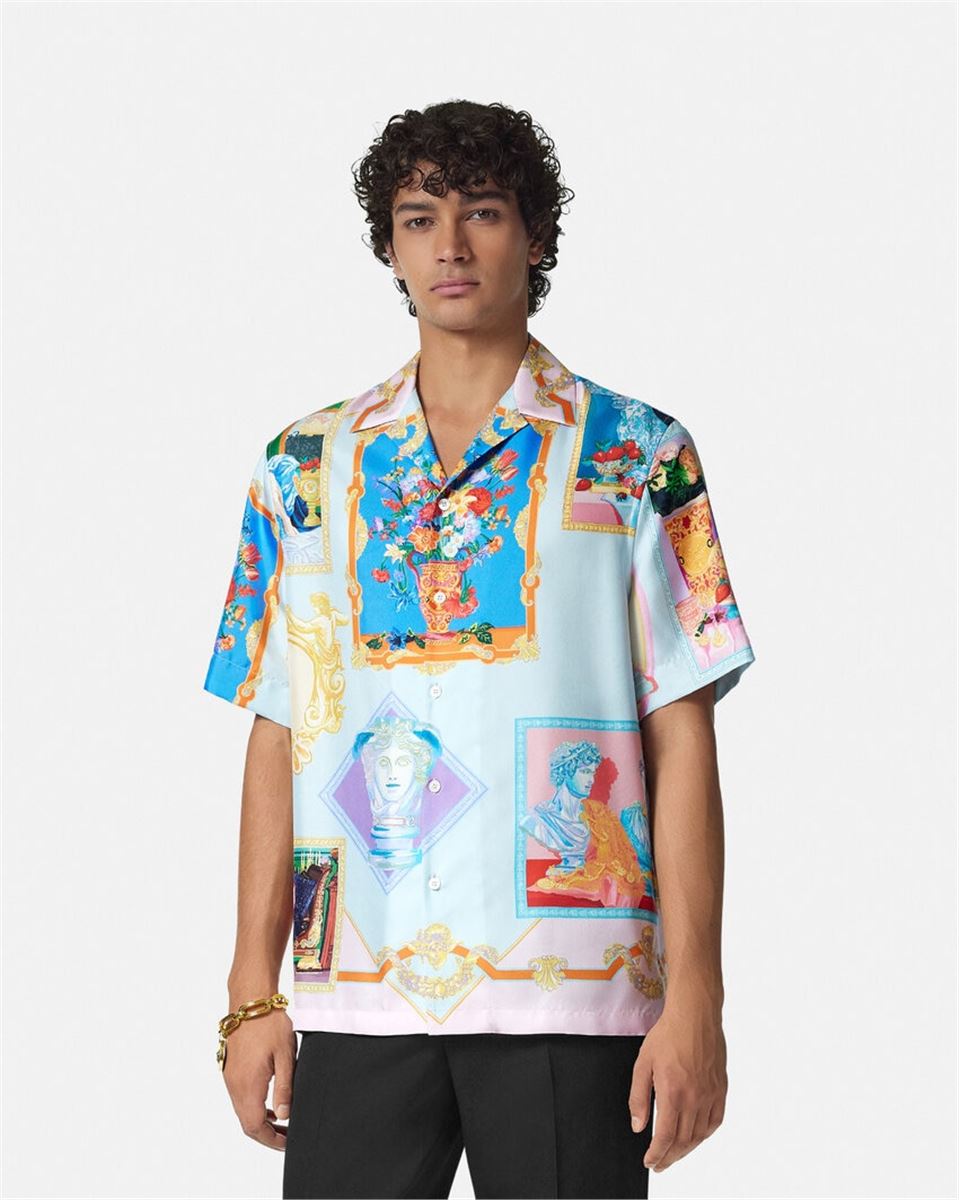 VERSACE GALLERY SILK SHIRT -  VERSACE -  Verso