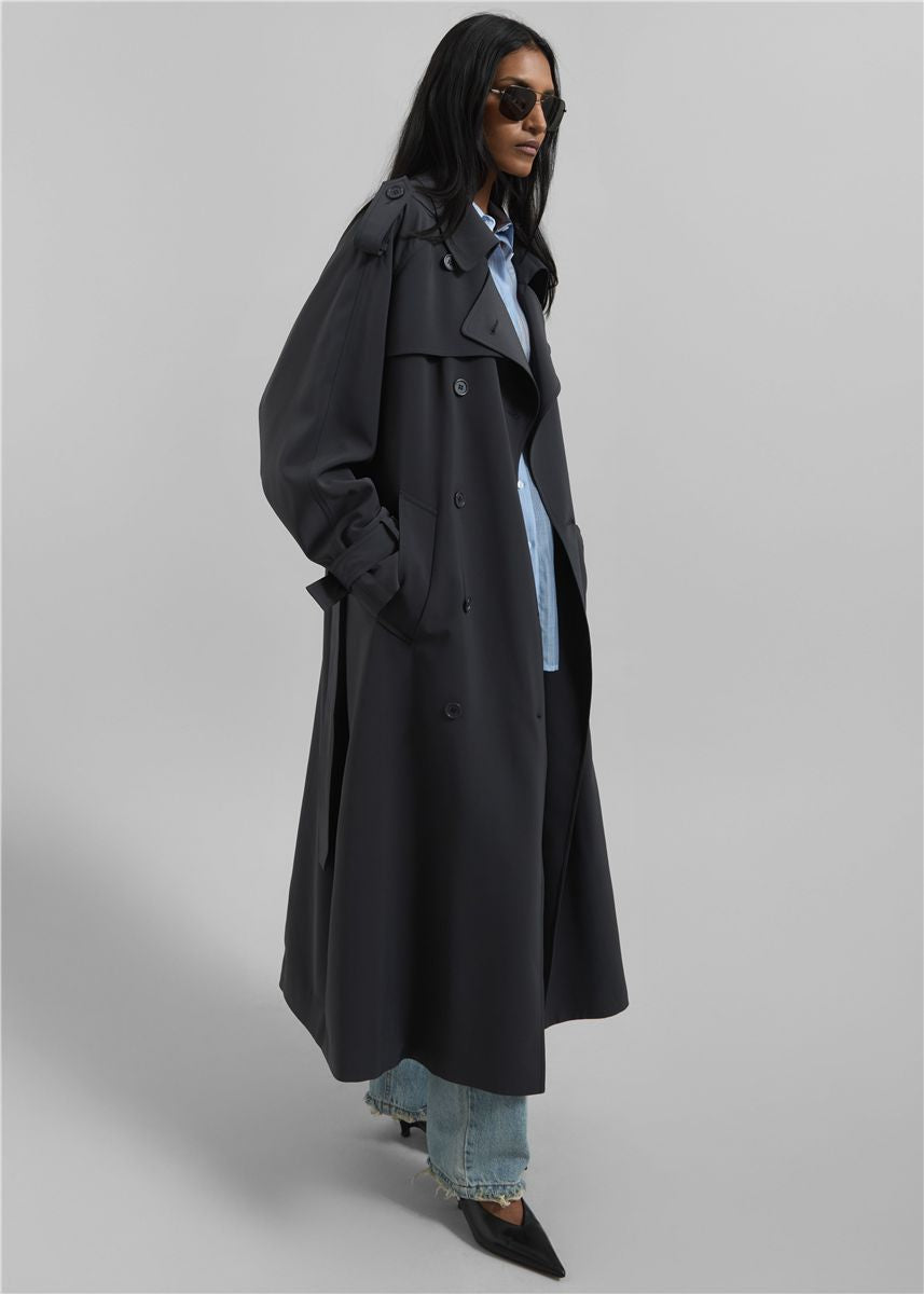 Veyron Trench Coat-THE FRANKIE SHOP-Verso