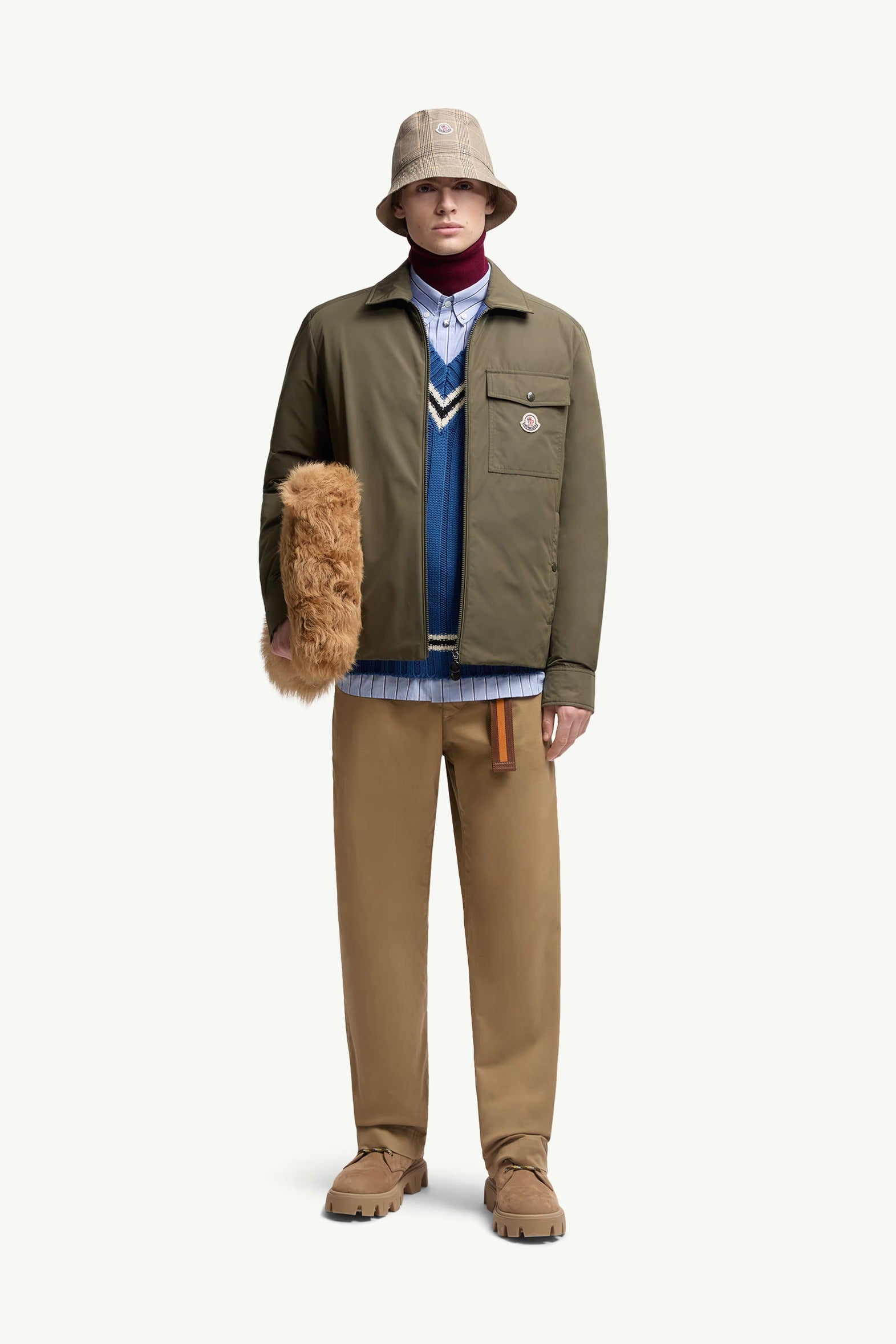 VIGEON DOWN SHIRT JACKET-MONCLER-Verso