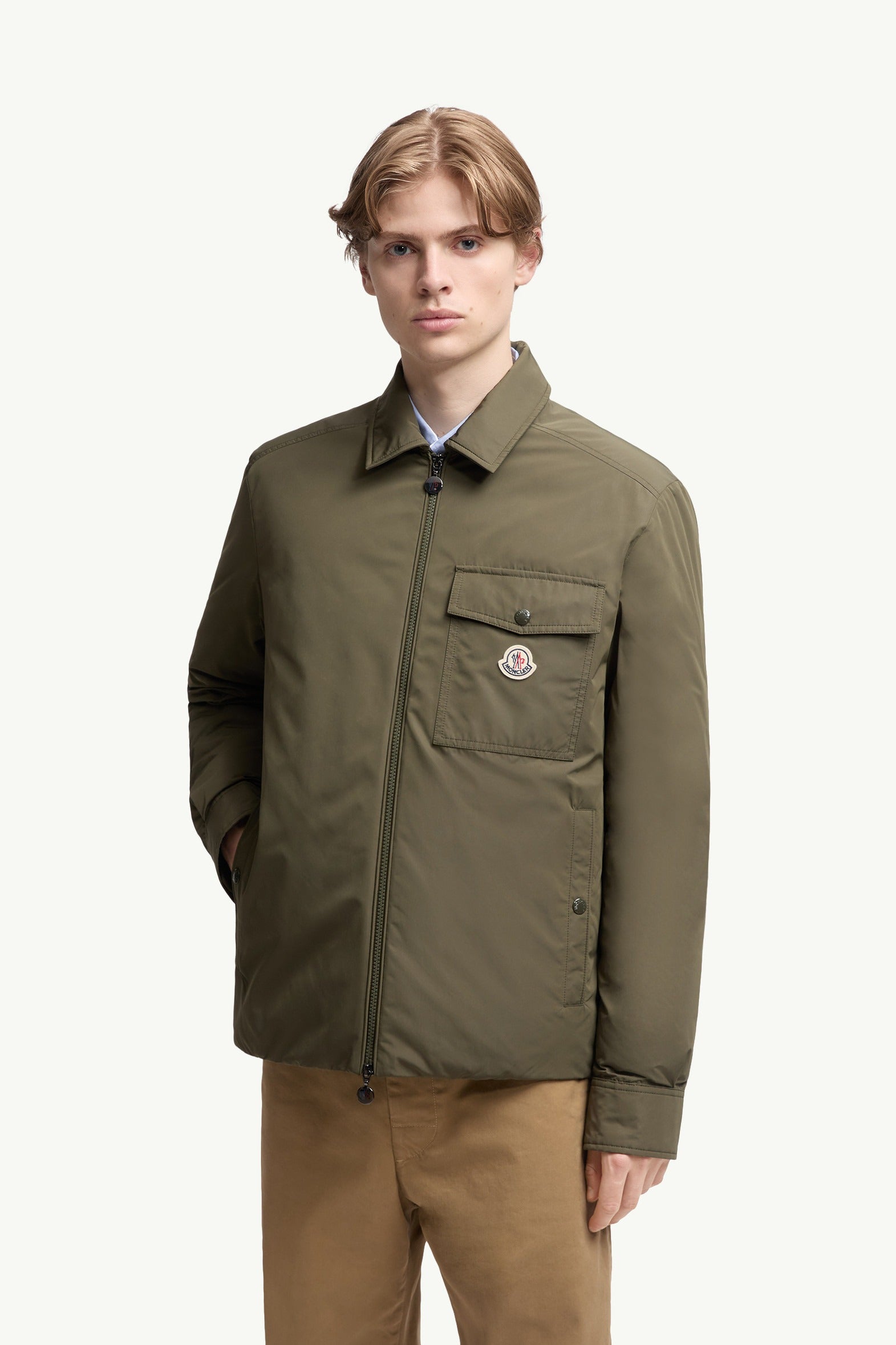 VIGEON DOWN SHIRT JACKET-MONCLER-Verso