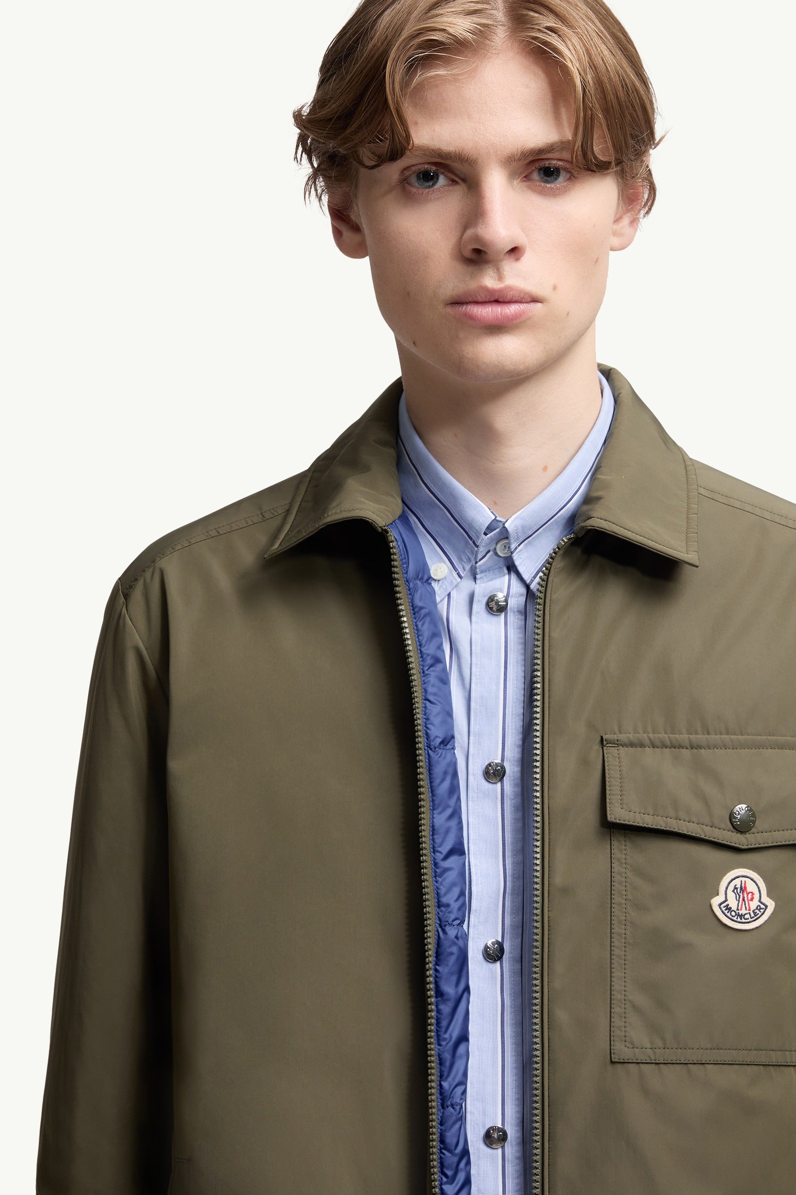 VIGEON DOWN SHIRT JACKET-MONCLER-Verso
